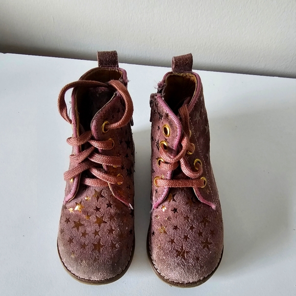 Pink dust ankle boots for toddler - Picture 1 of 4